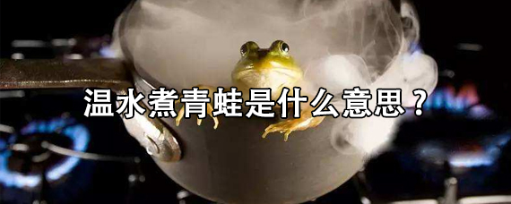温水煮青蛙的意思是什么啊