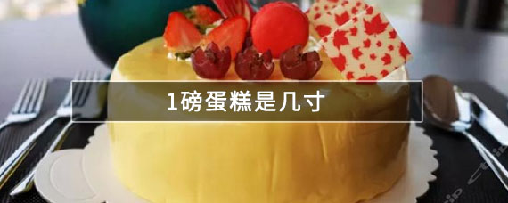 1磅蛋糕是几寸
